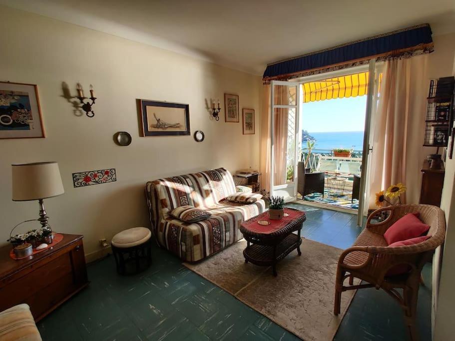 Vintage Flat On Villefranche Bay - Free Car Park المظهر الخارجي الصورة