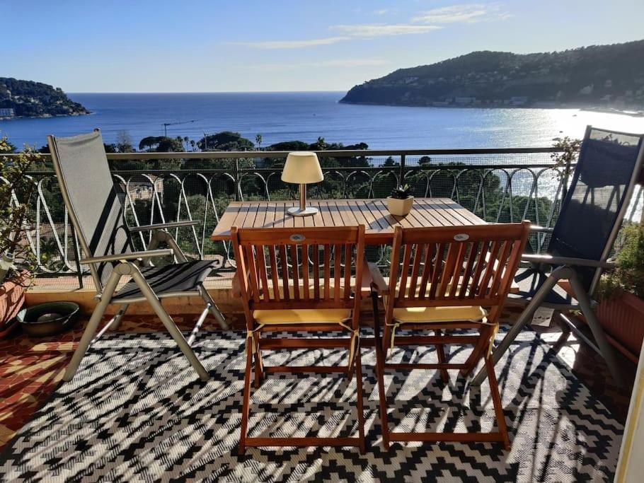 Vintage Flat On Villefranche Bay - Free Car Park المظهر الخارجي الصورة