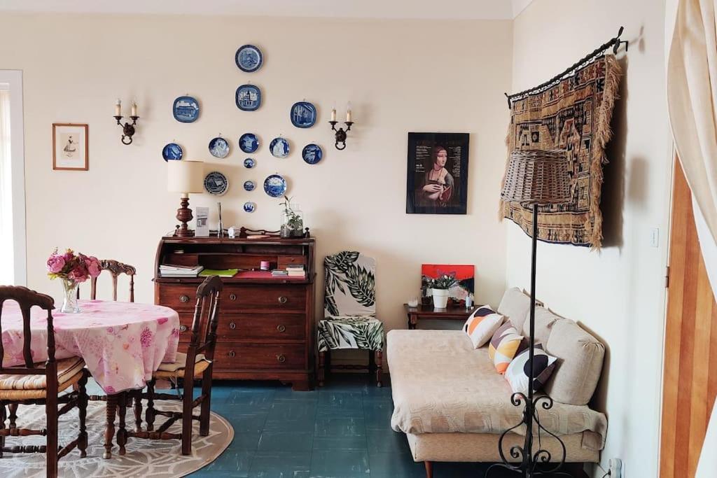 Vintage Flat On Villefranche Bay - Free Car Park المظهر الخارجي الصورة