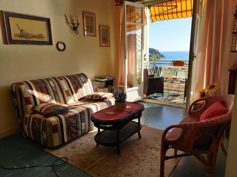 Vintage Flat On Villefranche Bay - Free Car Park المظهر الخارجي الصورة