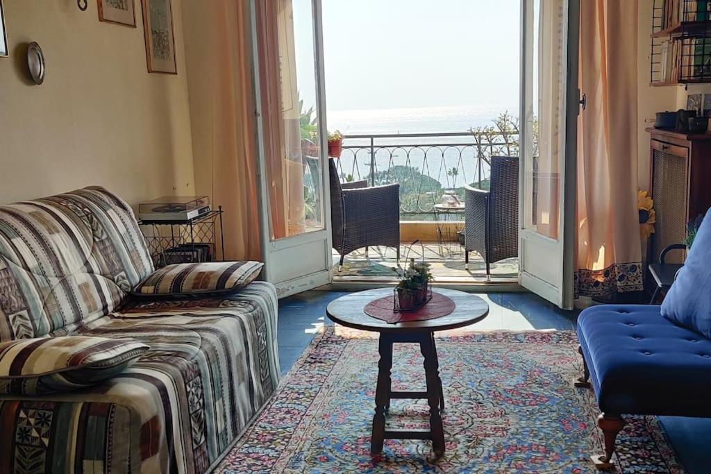 Vintage Flat On Villefranche Bay - Free Car Park المظهر الخارجي الصورة