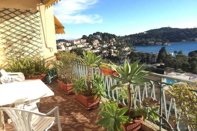 Vintage Flat On Villefranche Bay - Free Car Park المظهر الخارجي الصورة