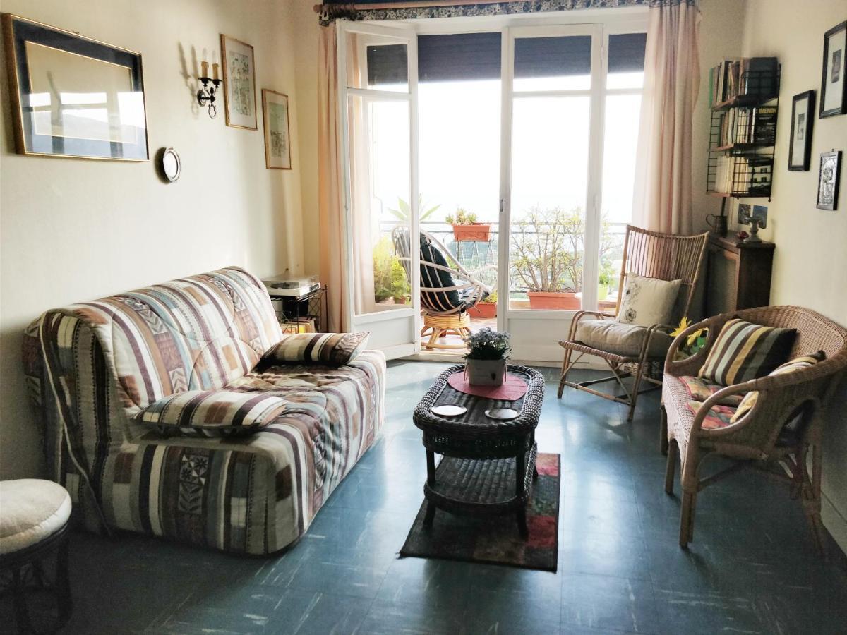Vintage Flat On Villefranche Bay - Free Car Park المظهر الخارجي الصورة